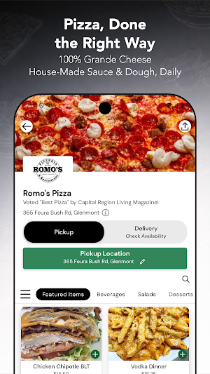 Romo's Pizza Screenshot 2