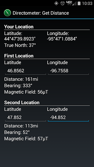 Directometer Screenshot 2