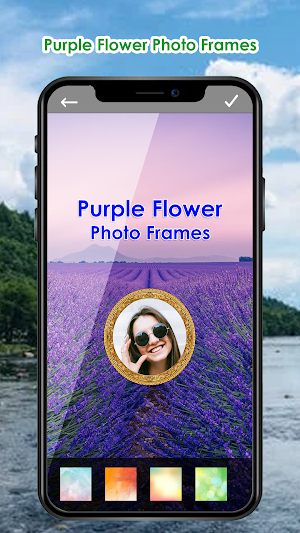 Purple Flower Photo Frames Screenshot 3