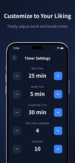 pomo - Pomodoro Focus Timer Screenshot 3