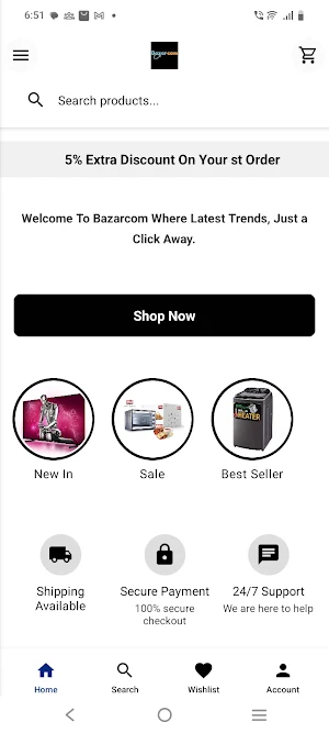 Bazarcom Screenshot 0