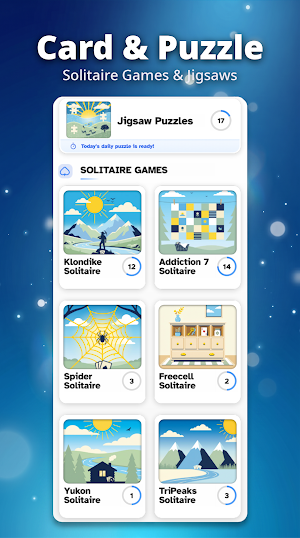 Card & Puzzle Solitaire Jigsaw Screenshot 0