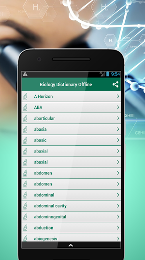 Biology Dictionary Offline Screenshot 1