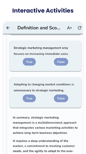 Strategic Marketing Management Screenshot 2