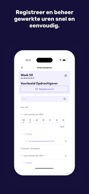 Mijn Connexie - Opdrachtgevers Screenshot 1