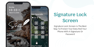 Signature Lock Screen Gesture Screenshot 0