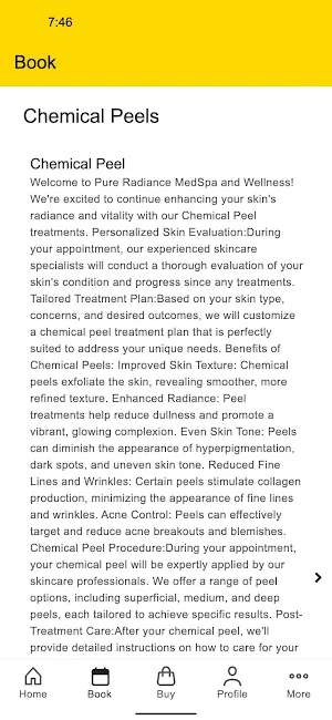 Pure Radiance Glow Book Screenshot 1