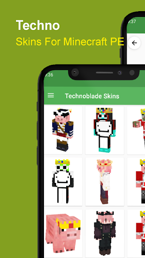 Techno blade Skins for MCPE Screenshot 2