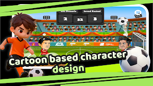 Funny Head Football Screenshot 0