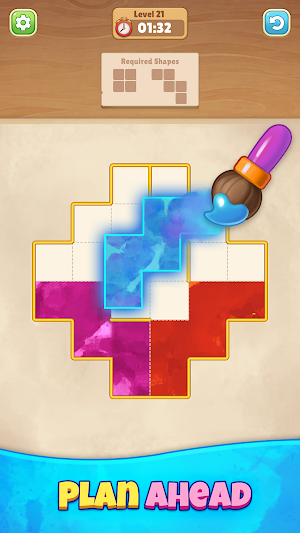 Shape Fill: Tile Puzzle Screenshot 2