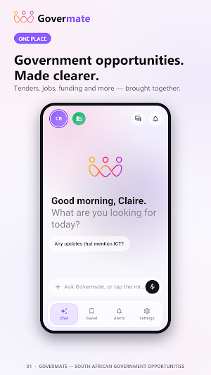 Govermate: Tenders & Jobs AI Screenshot 0
