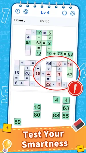 Cross Math - Math Game Screenshot 2
