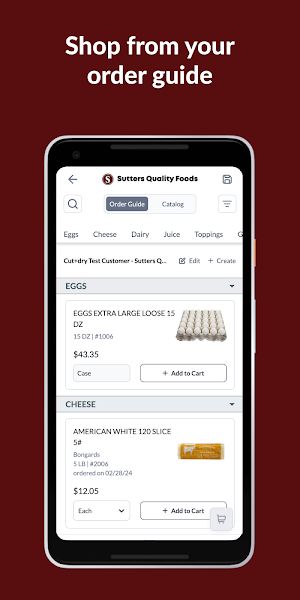 Sutters Foods Screenshot 1