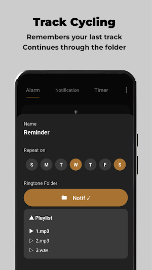 Vock – Cycle Your Alarm Sounds Screenshot 1