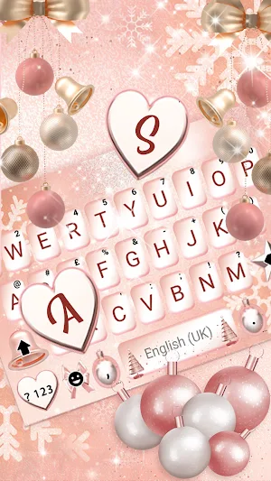 Pink Christmas Theme Screenshot 1