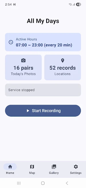 All My Days - Life Log Screenshot 0