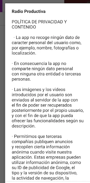 Radio Productiva Screenshot 3
