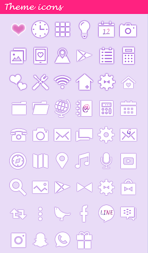 Purple Marble Theme Screenshot 3