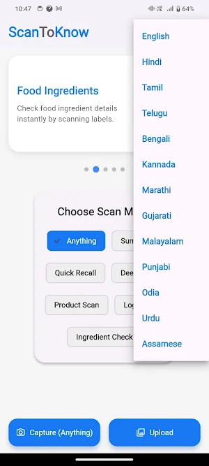 ScanToKnow : AI Scanner & Chat Screenshot 1