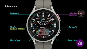 JW080 jwstudio watchface Screenshot 1