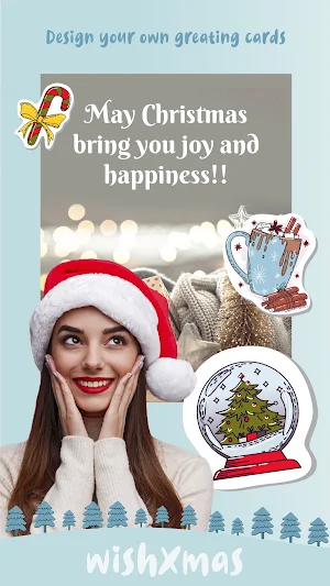 Christmas cards – wishXmas Screenshot 0