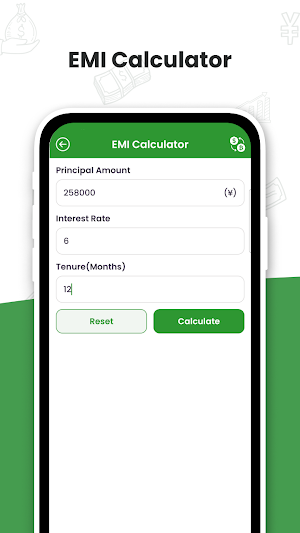 Cashloan : EMI Loan Calculator Screenshot 1