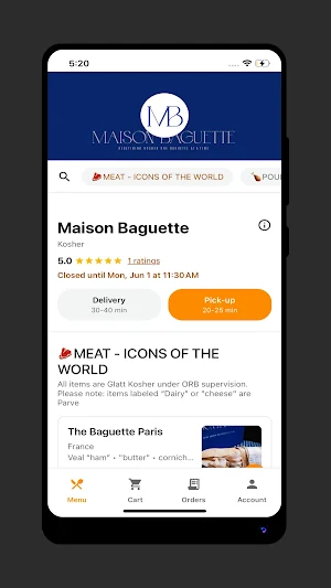Maison Baguette Screenshot 2