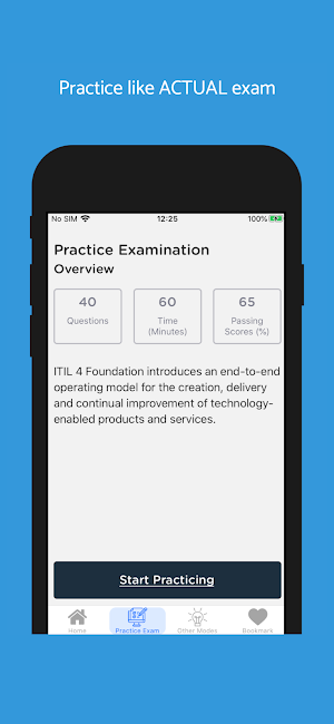 ITIL 4 Foundation Exam Screenshot 2