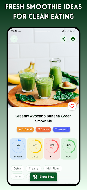 Belly Fat Loss Diet Smoothies Screenshot 2