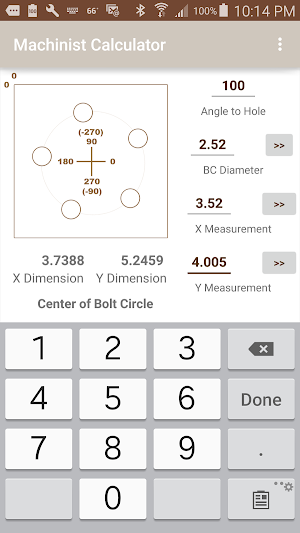 Machinist Calculator Screenshot 2