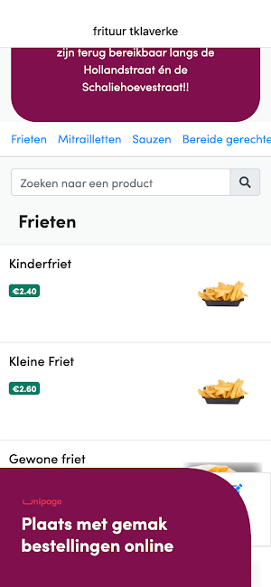 Frituur 't Klaverke Screenshot 0