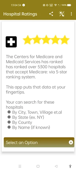 Hospital Ratings Screenshot 0