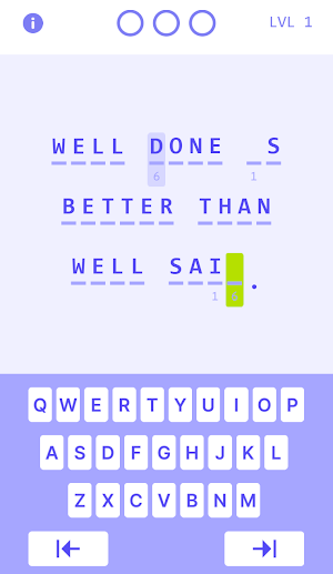 Cryptograph Puzzle Words Screenshot 0