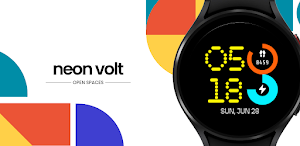 Neon Volt Watch Face Screenshot 0