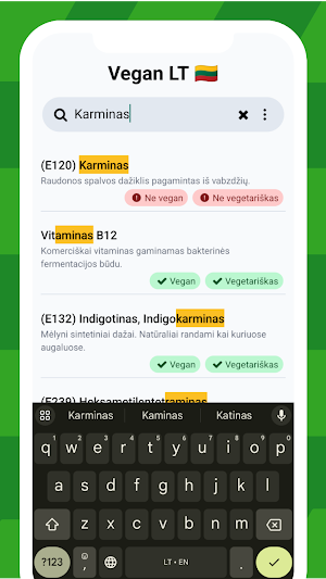 Vegan LT Screenshot 1