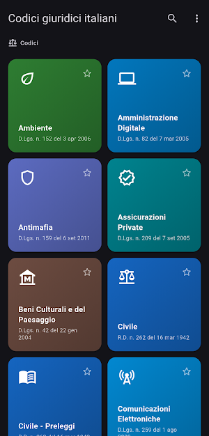 Codici giuridici italiani 2026 Screenshot 0