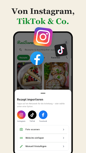 ReciSaver: Rezepte speichern Screenshot 0