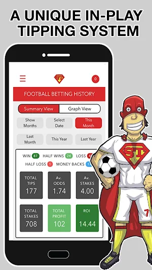 Superhero Tips Sports Betting Football Tipster Bet Screenshot 0
