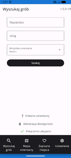 Olsztyńskie Cmentarze Screenshot 1
