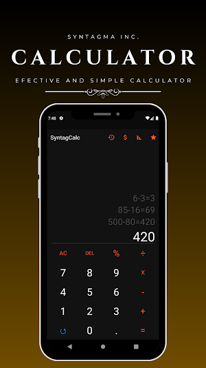 SyntagCalc - Simple Calculator Screenshot 0