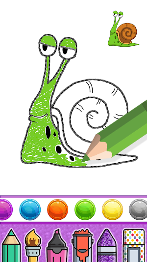 Trace And Color Game For Kids Screenshot 2
