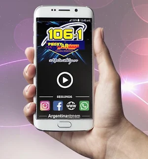 Proxy-AR FM 106.1 Mhz - Wanda Misiones Argentina Screenshot 1