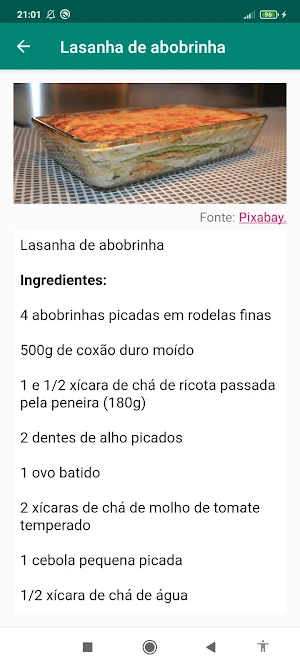 Receitas De Microondas Fáceis Screenshot 2