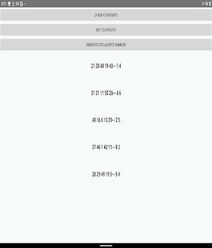 Eurojackpot ++ predictions Screenshot 3