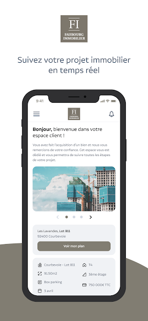Espace client FAUBOURG IMMO Screenshot 0