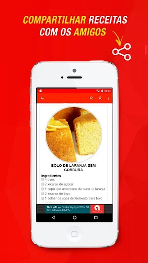 Receitas de Bolo de Laranja Screenshot 0