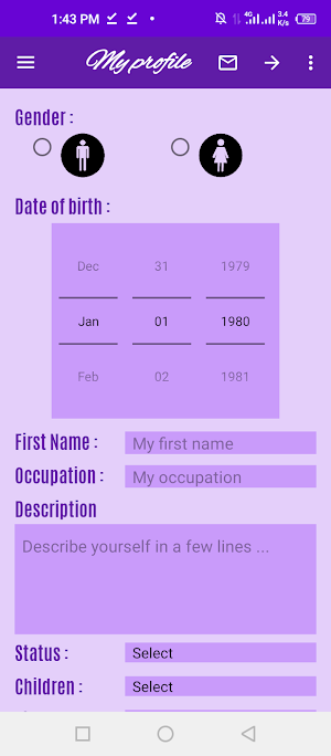Dating for students Screenshot 1