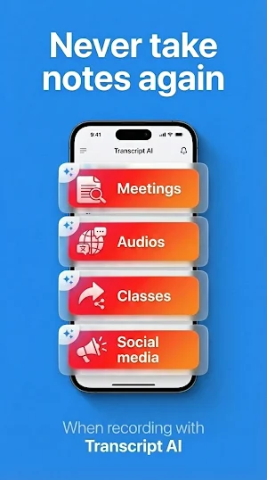 Transcript AI : VoiceToText Screenshot 0