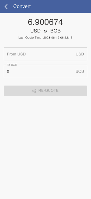 USD to BOB Screenshot 1