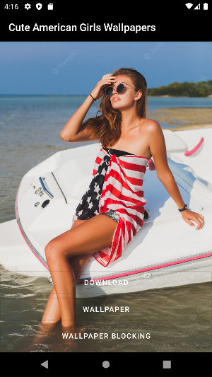 Cute American Girls Wallpaper Screenshot 2